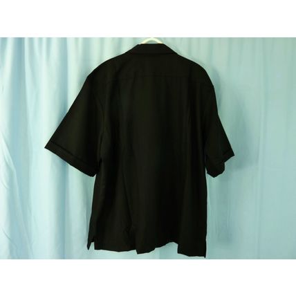 John Blair XLG Men's Shirt 4 pocket Full Zipper Front NWOT Black