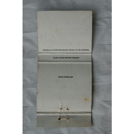 Matchbook Cover - Associated Tyre Specialists - Black