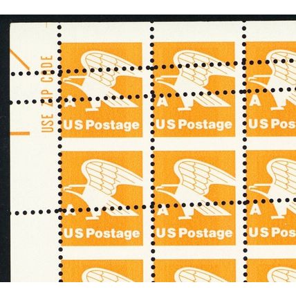 1735, Spectacular Misperforated Error Sheet of 100 Stamps Mint NH - Stuart Katz