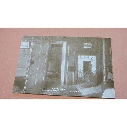 Early Clark Postcard - Secret Passage @ Boscobel House Nr Stafford - Shropshire