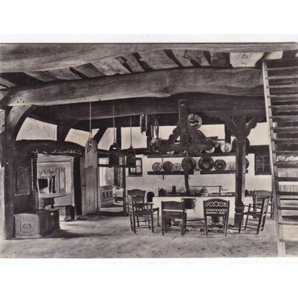 Frilandsmuseet Gard Fra Ostenfeld Sydvestslesvig Postcard used 1964 VGC