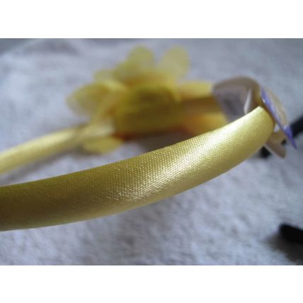 Goody Luxe Fashionow Layered Chiffon Flower Jewel Center Silky Fabric Headband