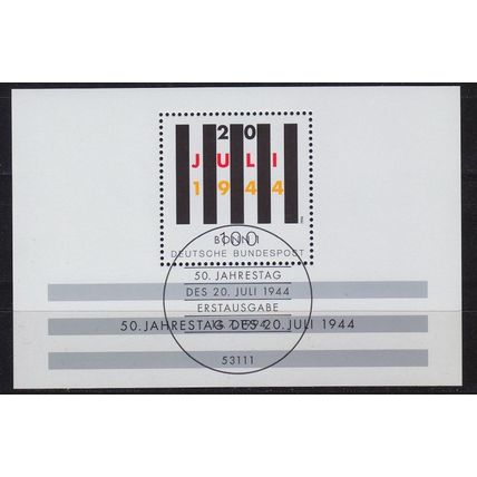 GERMANY BUND [1994] MiNr 1741 Block 29 ( Sonder-O/used )