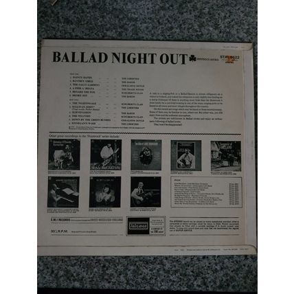 Various – Ballad Night Out (STAL6022) 1970 (LP)
