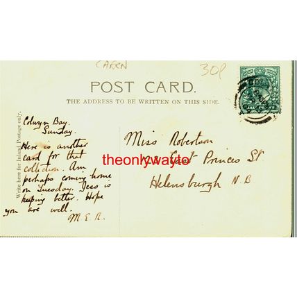 Queen Elizabeth's Sitting Room, Plas Mawr, Wales, Valentines Postcard, 1904