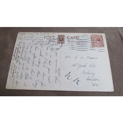 1921 fr Philco Postcard - Steam Locomotive @ The Warren, Folkestone - Kent