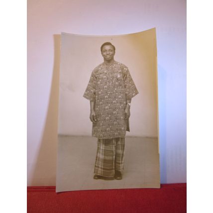 UNKNOWN MAN possibly from FIJI antique photograph =