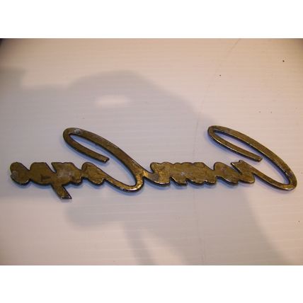 1968 CHRYSLER IMPERIAL CROWN COUPE EMBLEM OEM #2483445