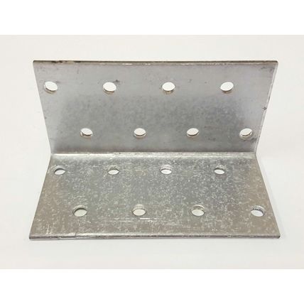 L BRACKETS HEAVY DUTY STEEL GALVANISED ANGLE CORNER BRACE TIMBER REPAIR 2.5mm T
