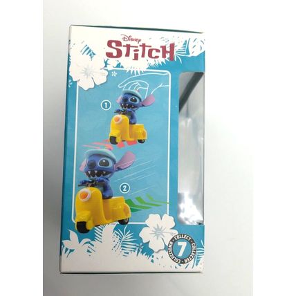Disney Stitch #15753 2.5" figure in car, boxed. FAST SHIP!