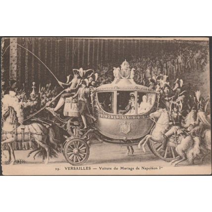 Voiture de Mariage de Napoléon 1er, Versailles, c.1910s - David CPA ELD29