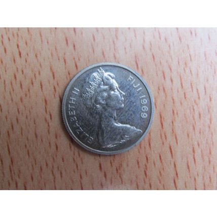 Fiji 1969 5 Cents Coin