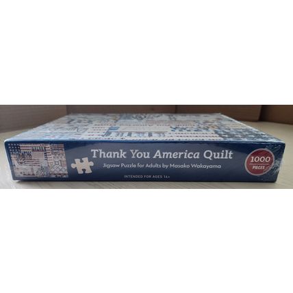 StashBooks 1000 Piece Jigsaw Thank You America Quilt New Sealed Masako Wakayama