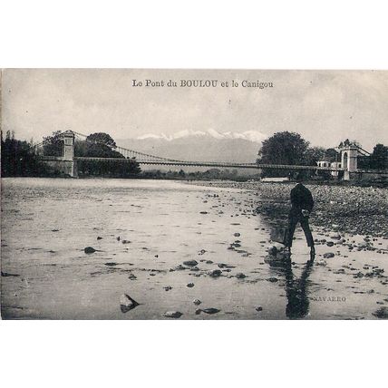 66 - Le Boulou - le pont du Boulou et le Canigou