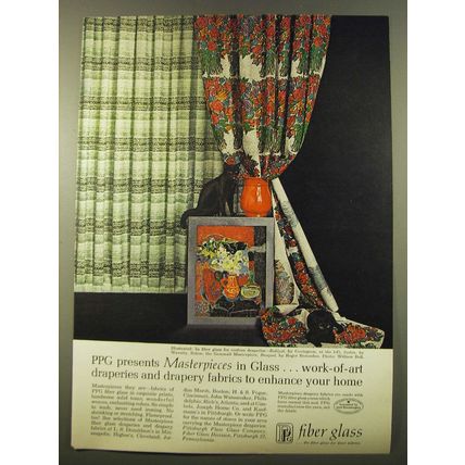 1961 PPG Fiber Glass Advertisement - PPG presents masterpieces in Glass