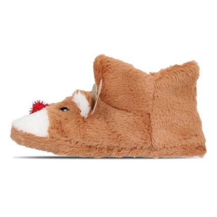 LINEA Men's Christmas Reindeer Slipper Boots BNWT