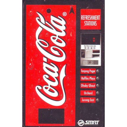 Coca Cola S'pore SMRT Train Card