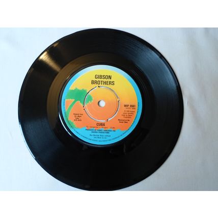 7" 1979 GIBSON BROTHERS .CUBA, WIP 6561 BETTER DO IT SALSA.NEAR MINT . MAGIC!!!