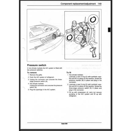 Saab 900 Climate Control System ACC Workshop Manual 1994 199731583 PDF