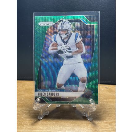 2024 Panini Prizm Miles Sanders Green Wave #38