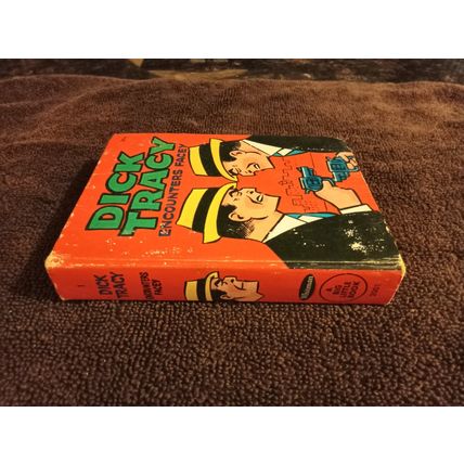 Big Little Book Dick Tracy Encounters Facey By Paul S. Newman 6.5 FN+ Shape 1967