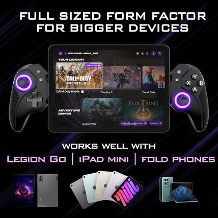 ELO Vagabond Mobile Gaming Controller - Iphone 15/16, Ipad Mini & Android Phone