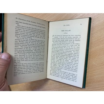 1886 "HEALTH CULTURE" 1ST EDITION GUSTAV JAEGER SMALL ANTIQUE HARDBACK BOOK (P3)