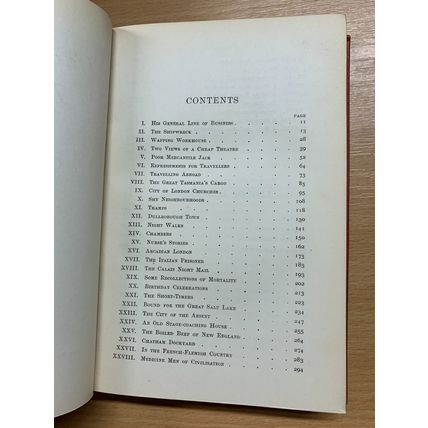 RARE* 1914 CHARLES DICKENS UNCOMMERCIAL TRAVELLER FIRESIDE EDITION HB BOOK (P4)