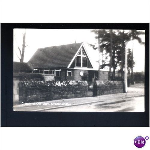 Wales OVERTON-ON-DEE Church Postcard