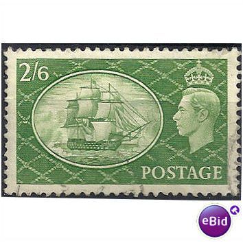 1951 SG509 2/6d Yellow-Green Fine Used. .
