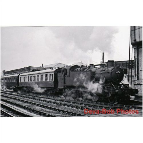 Railway Photo GWR 61xx 2-6-2T 6156 Steam Loco