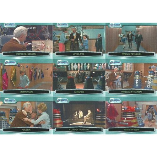 Dr Doctor Who Big Screen Full 100 Card Base Set of Trading Cards