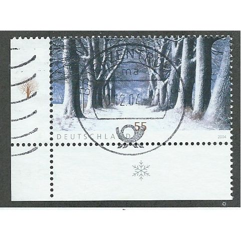GER 2004 55c 'POST '(CORNER MARGIN) FINE USED (EBID49-481)
