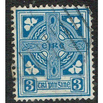 Ireland 1922 Definitive Issue 3d Ultramarine SG76 GU