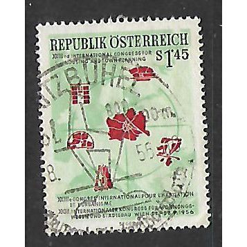 AUSTRIA 1956 INTERNATIONAL TOWN PLANNING 1s.45 VIENNA SG 1284 FINE USED