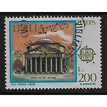 ITALY 1978 EUROPA 200L PANTHEON ROME SG 1551 FINE USED#
