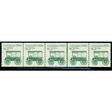 2128 8.3c Ambulance Very Fine MNH Dry Gum PNC 2/5 P0381