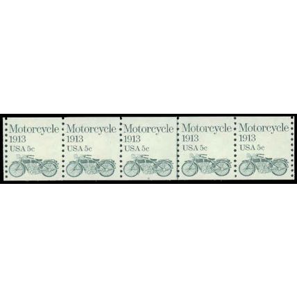 1899 5c Motorcycle Fine MNH Dry Gum PNC 4/5 P0522
