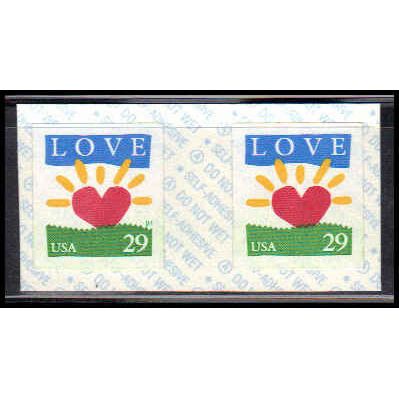 2813b 29c Love Very Fine MNH CNP Left B1 PA1503