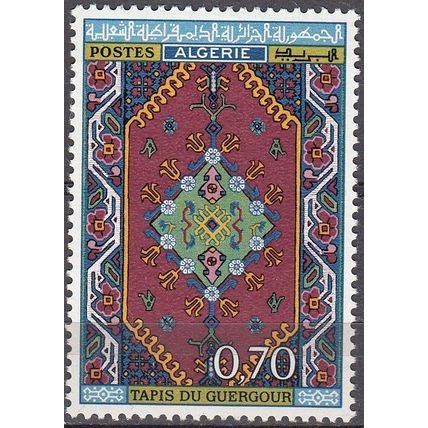 Algérie 1968 Michel 497 Neuf ** Cote (2005) 2.00 Euro Tapis de Guergour