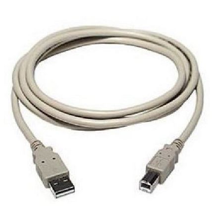 3 ft. TechCraft USB 2.0 Cable - A to B - Beige