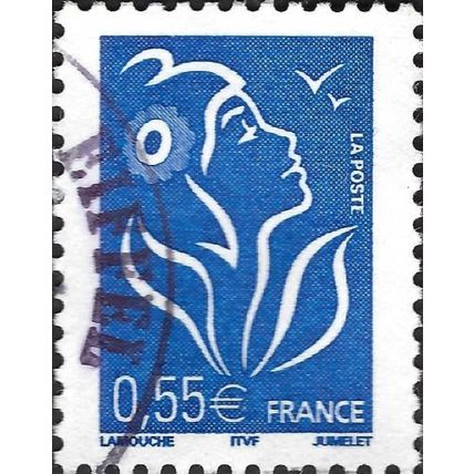 FRANCE, Marianne of Lamouche, blue 2006, 0.55, #2