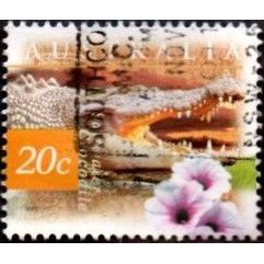 Australia 1997 Fauna & Fllora (2) 20c Value. S1.altwater Crocodile. Fine Used