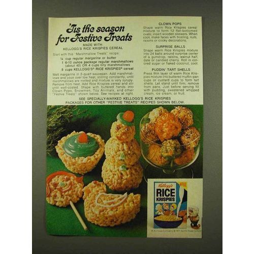 1973 Kellogg's Rice Krispies Ad - Marshmallow Treats