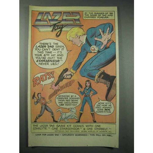 1986 Worlds of Wonder Lazer Tag Ad - Changed Forever