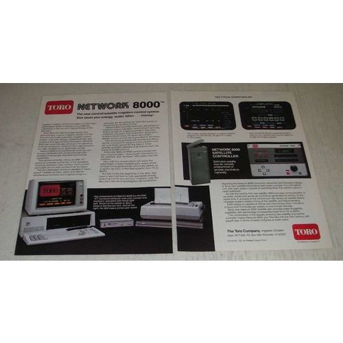 1986 Toro Network 8000 Central/Satellite Irrigation Control System Ad