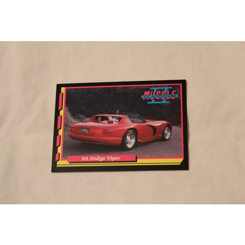 1992 Performance Years Muscles Cards II PROMO-93 DODGE VIPER