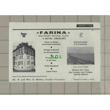 C2008) Bridlington Holiday Flats Cedar Chalets / Farina Malkin - 1973 Clip