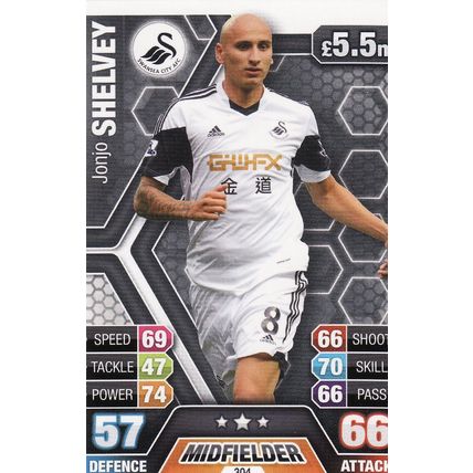Match Attax 2013/2014 304 Jonjo Shelvey Swansea City