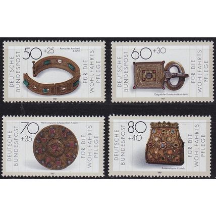 GERMANY BUND [1987] MiNr 1333-36 ( **/mnh ) Kunst